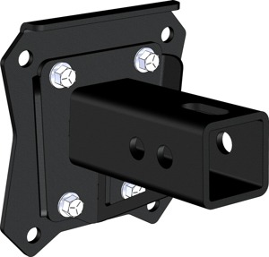KFI 2 Inch Rear Receiver Hitch for Polaris RZR 1000/Turbo 2017-2024 - Rear 2" hitch receiver For Polaris RZR 1000/Turbo