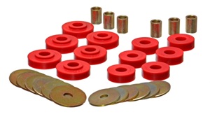 Energy Suspension Red Body Mount Set Fits GM Corvette