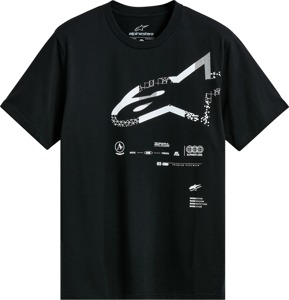 Alpinestars Geografica SS CSF Tee Black XL Men's Short Sleeve Shirt - Men's short sleeve tee Black XL by Alpinestars