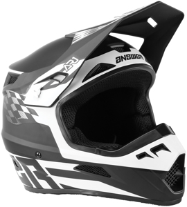 Answer AR1 Sweep Helmet Black/White - XS - DOT & ECE approved motocross helmet