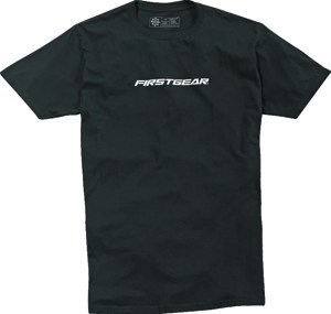 First Gear Corp Tee Black Cotton Shirt - Large