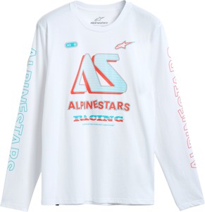 Alpinestars Ayess LS CSF Tee White Large Long Sleeve Shirt - White long sleeve tee, size large