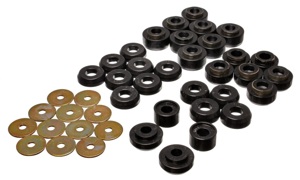 Black Body Mount Set by Energy Suspension 3.4136G For Chevrolet Caprice 4-Door