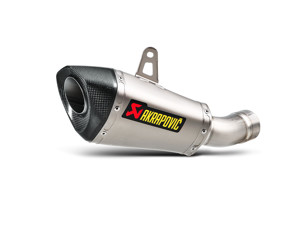 Akrapovic Titanium Slip-On Exhaust Silver Fits 16-20 Kawasaki ZX10R
