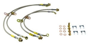 Goodridge G-STOP SS Braided Brake Line Kit Fits 10-15 Camaro SS