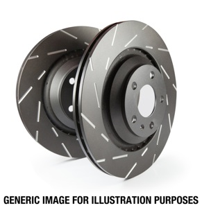 USR Slotted Rotors - For 13-19 Ford Focus ST Front