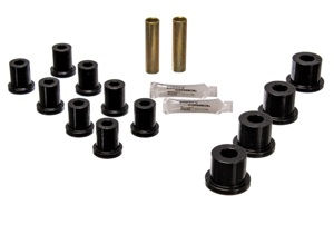 Energy Suspension Leaf Spring Bushing Set - Black Fits Jeep