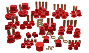 Energy Suspension Red Hyper-Flex Master Bushing Set Fits 90-97 Mazda Miata