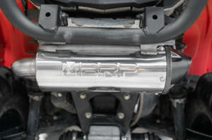 MBRP 5" Performance Slip-On Exhaust Muffler Silver Fits 15-22 Outlander