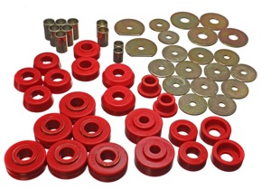 Energy Suspension Red Body Mount Set Fits 65-70 Impala/Caprice