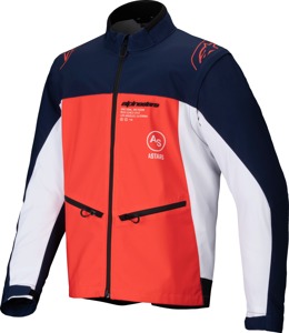 Alpinestars Lite-Dura Softshell Jacket Navy/Orange S - Softshell jacket in Navy/Orange, size Small