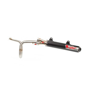 Big Gun EVO U Slip-On Exhaust Black Fits Kawasaki Brute Force 650/750
