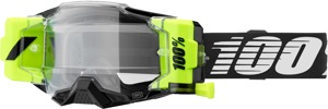 100 Percent Armega Forecast Goggle Black Clear Lens - Offroad goggle with clear lens by 100 Percent