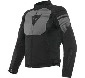 Dainese Air Fast Tex Jacket Black Gray Size 52 - Lightweight mesh motorcycle jacket for men, size 52