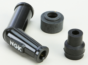 NGK Spark Plug Resistor Cap VBO5F 120 Degree Elbow - 120° elbow spark plug resistor cap VBO5F
