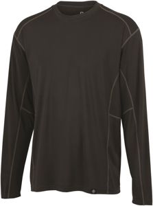 FirstGear Lightweight Base Layer Shirt Long Sleeve Dark Grey - Large