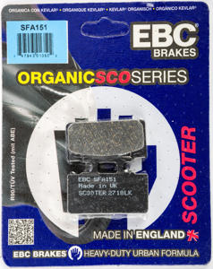 EBC SFA151 Organic Scooter Brake Pads - For 08-14 Sym DD & Mio 50