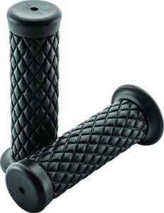 Bikers Choice Quilted Grip 1In Black