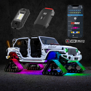 XKGLOW XKalpha RGBW LED Rock Light Kit - App Controlled
