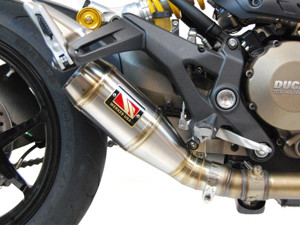 GP Slip On Exhaust w/ dB Killer - for Ducati Monster 1200 & 821