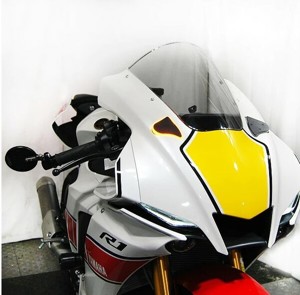Mirror Block Off Turn Signals Black by New Rage Cycles Fits 20-24 YZF-R1