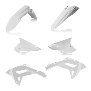 Acerbis Plastic Kit White For Honda CRF250RX CRF450RX 2021-2024 - White body plastic kit fits CRF250RX/CRF450RX 21-24