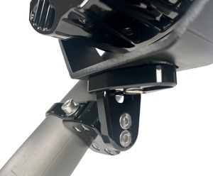 Axia Large Base Adjustable Light Mount Black - Infinitely adjustable light mount, black, large base