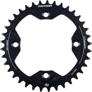 Fire Power Rear Steel Sprocket 37 Tooth Black For Honda TRX/ATC Models - 37T rear steel sprocket For Honda TRX, ATC models