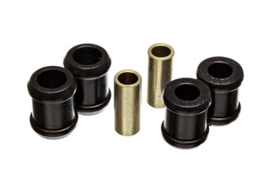 Black Rear Shock Bushing Set Fits 88-98 GM Silverado 1/2 Ton C1500 2WD