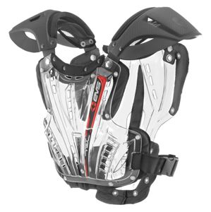 EVS Vex Chest Protector Clear/Black Large - Chest and spine protection, Large, Clear/Black
