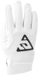 Answer 25 Peak Gloves White/Black Youth - Large - Youth motocross gloves in White/Black, Large