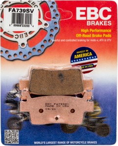 EBC FA739SV SV Severe Duty Brake Pads Set For Kawasaki KRX 1000 Teryx Rear