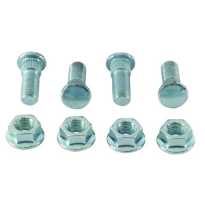 QuadBoss Wheel Stud & Nut Kit For 94-95 Polaris 300 2x4 - Front wheel stud kit for Polaris 300 2x4 (1994-95)