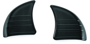 Tri-Line Inner Fairing Cover Plates Gloss Black by Kuryakyn