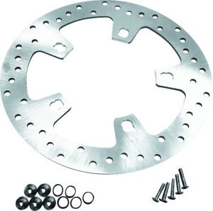 Bikers Choice Front Brake Rotor with Hardware for 14-Up Touring - Front stainless brake rotor with hardware for 14-Up Touring
