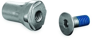 Kuryakyn Tapered Peg Mount with Screw Chrome Replacement 4376