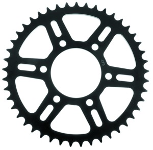 BikeMaster Rear Steel Sprocket 520 45T Black For Kawasaki - 520 45T steel rear sprocket For Kawasaki