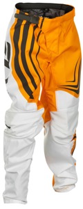 Fly Racing Youth F-16 Pants Yellow/White/Black Sz 20 - Durable youth motocross pants