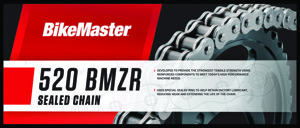 BikeMaster 520x120 BMZR Z-Ring Chain Black/Chrome - BMZR Z-Ring 520x120 Chain Black/Chrome