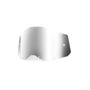 100% Accuri 2/Strata 2 Junior Silver Mirror Lens Youth - Replacement lens for 100% Accuri 2/Strata 2 Junior
