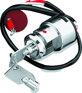 TwinPower 2-Wire Round Key Ignition Switch For 91-95 FXDL and Custom - 2-wire round key switch For 91-95 FXDL, Custom