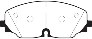 Greenstuff Front Brake Pads - For 2017+ Volkswagen Atlas 2.0L Turbo