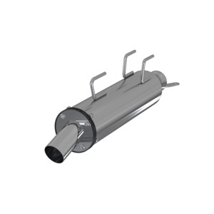 MBRP 4" Performance Slip-On Muffler Black Fits 10-17 Ranger 800
