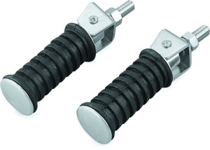 BikeMaster 10mm Stud-Mount Buddy Footpegs - 10mm universal passenger pegs
