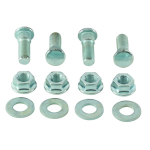 QuadBoss Wheel Stud & Nut Kit For 05-08 Polaris Ranger 500 - Front wheel studs & nuts for Polaris Ranger 500
