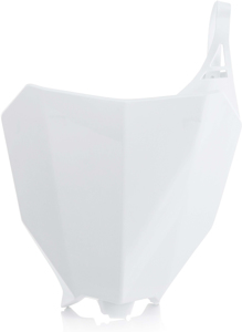 Front Number Plate - White - For 17-18 Honda CRF250R CRF450R CRF450RX