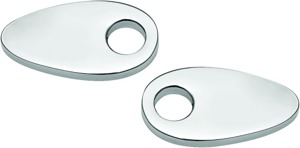 Kuryakyn Fender Strut Plates Chrome - Fender strut plates for select Harley-Davidson