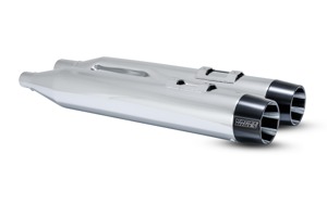 Vance & Hines Blackbird 450 Slip-On Mufflers Chrome For Harley Touring - Slip-on mufflers For Harley-Davidson Touring/CVO
