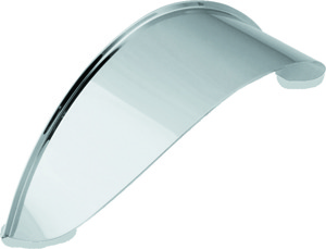 Bikers Choice Chrome Headlight Visor 7in Universal Custom - Chrome headlight visor for 7in headlights, universal fit