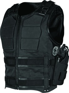 Speed and Strength True Grit Armored Vest Black 4XL Men's - Armored motorcycle vest, Black, 4XL, Men's